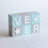 Name Blocks - Modern